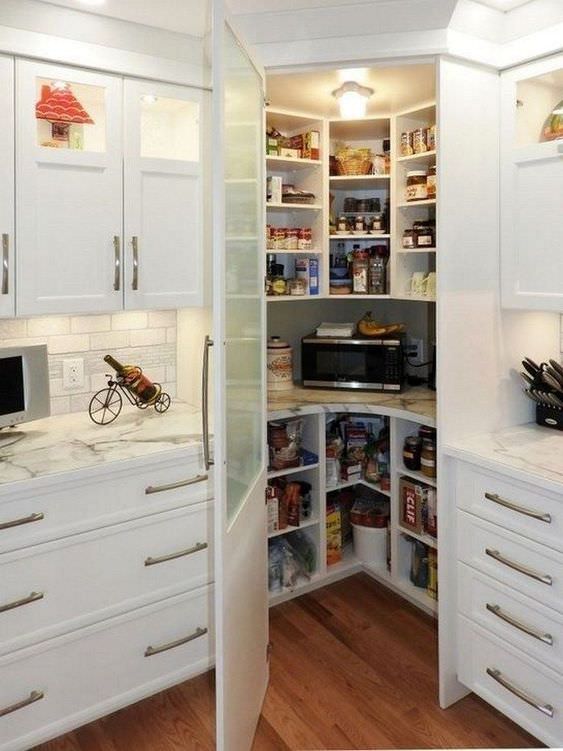 My Custom Closet White In Kitchen Pantry 